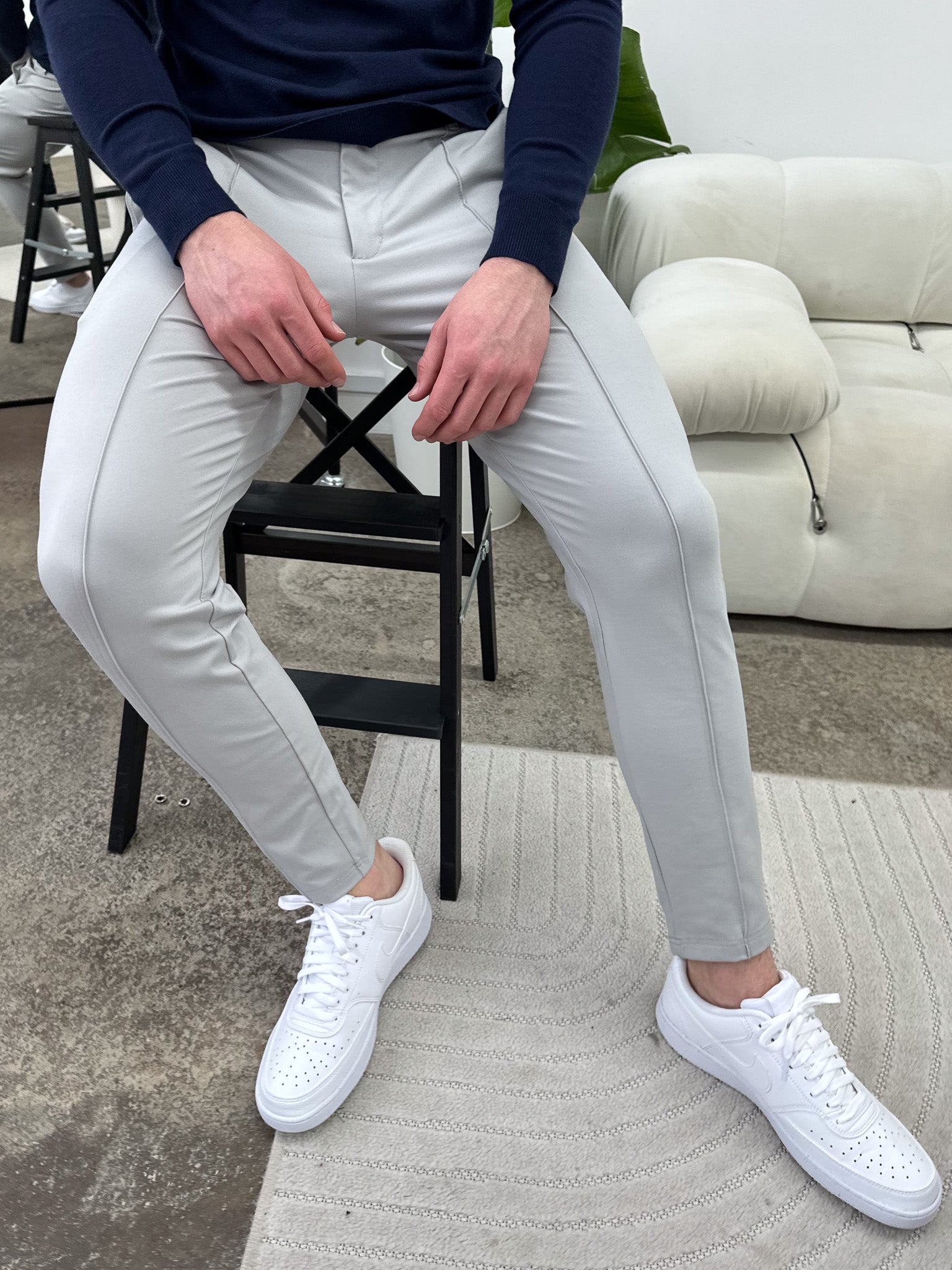 capone Luxe Pantalones - Gris
