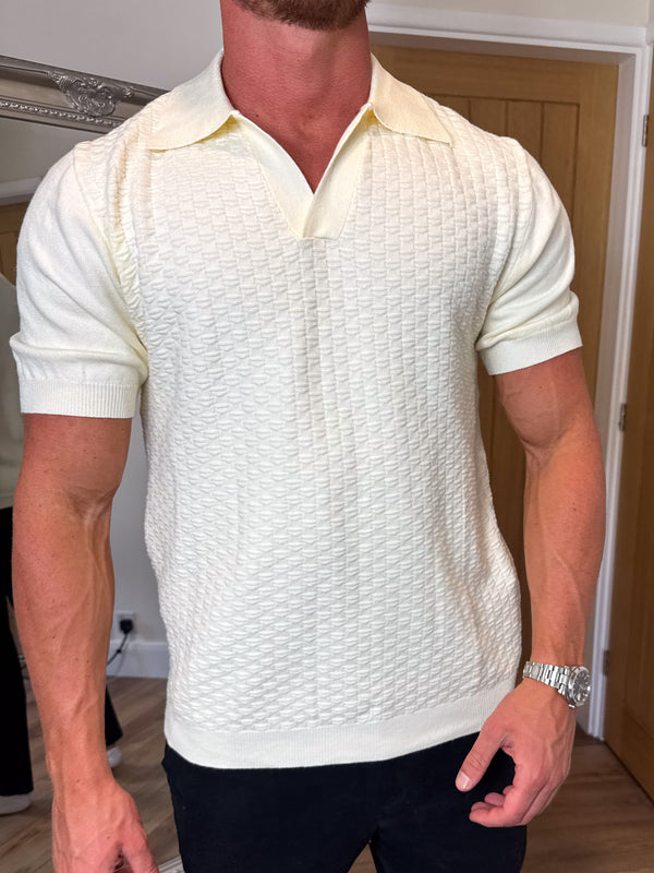 The Monaco polo shirt - Cream