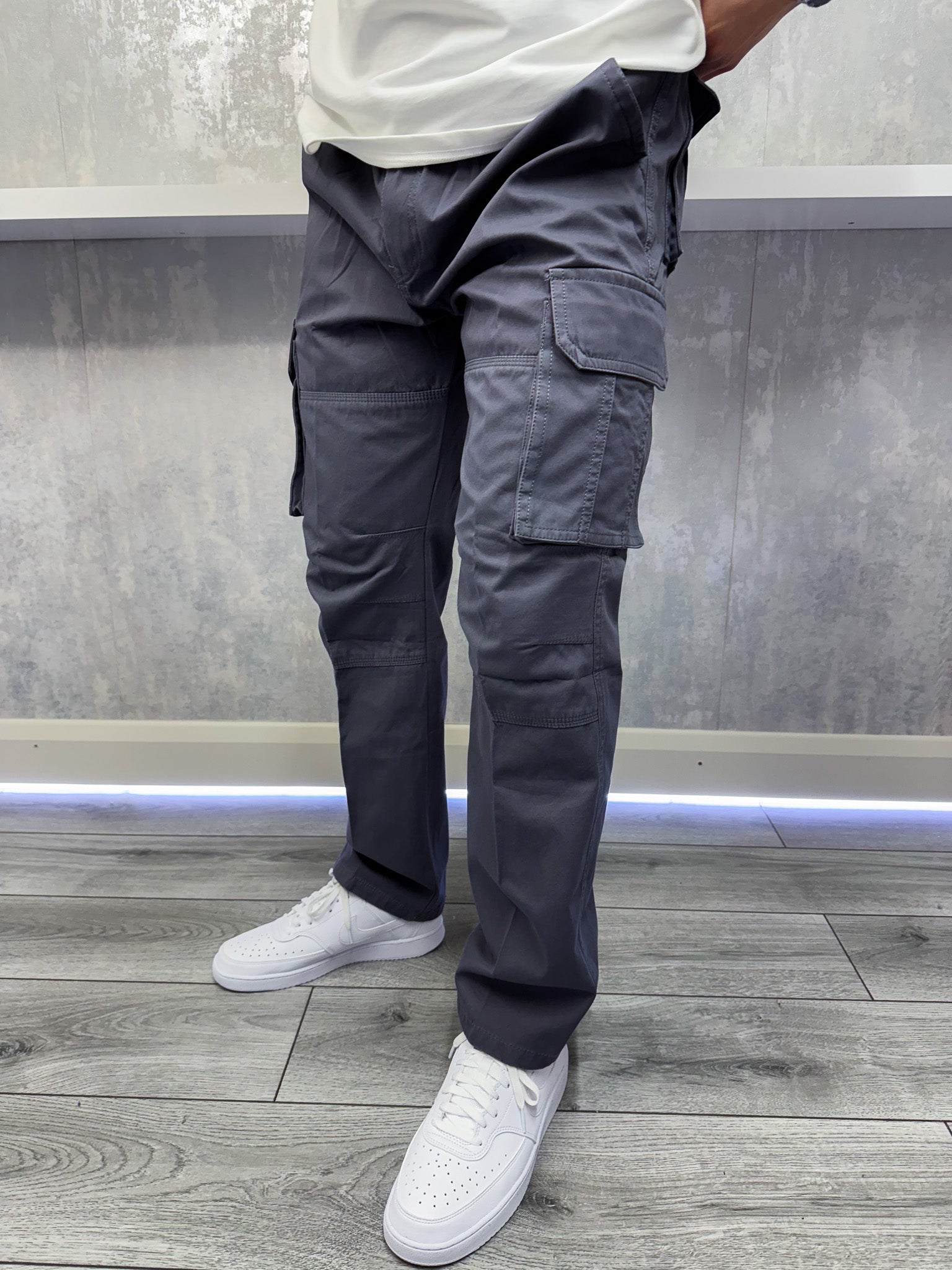 Pantalón de carga de día a día - gris