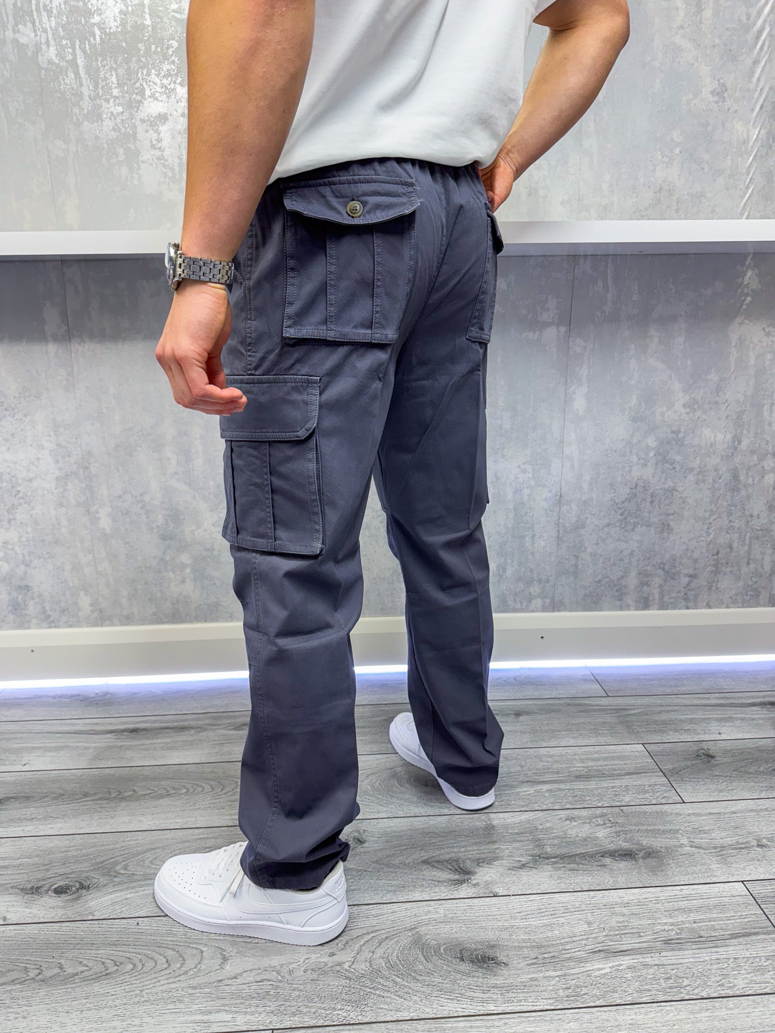 Pantalón de carga de día a día - gris
