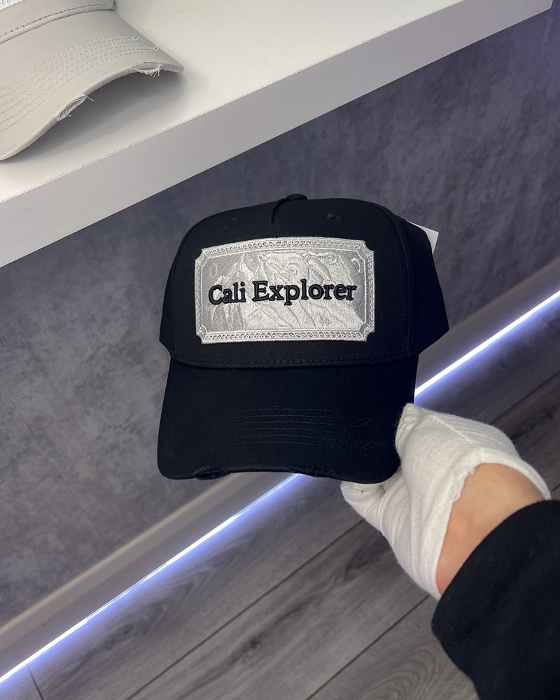 CALI | Black Explorer Plate cap