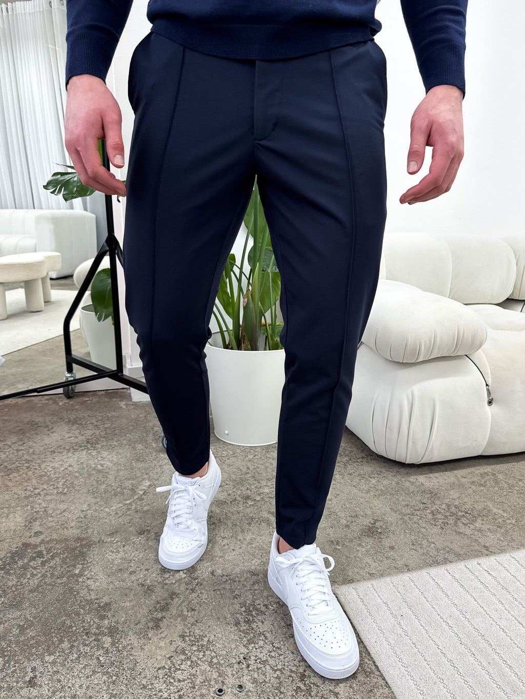 Pantalon Capone Luxe - Bleu Marine