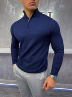 The Costello - Pull demi-zippé - Marine