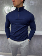 The Costello - Pull demi-zippé - Marine
