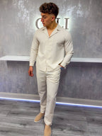 The Linen Shirt - Oatmeal