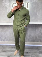 The Linen Shirt - Khaki