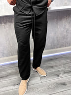 Le pantalon en lin - Noir
