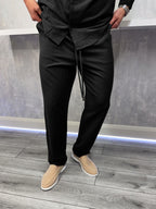 Le pantalon en lin - Noir