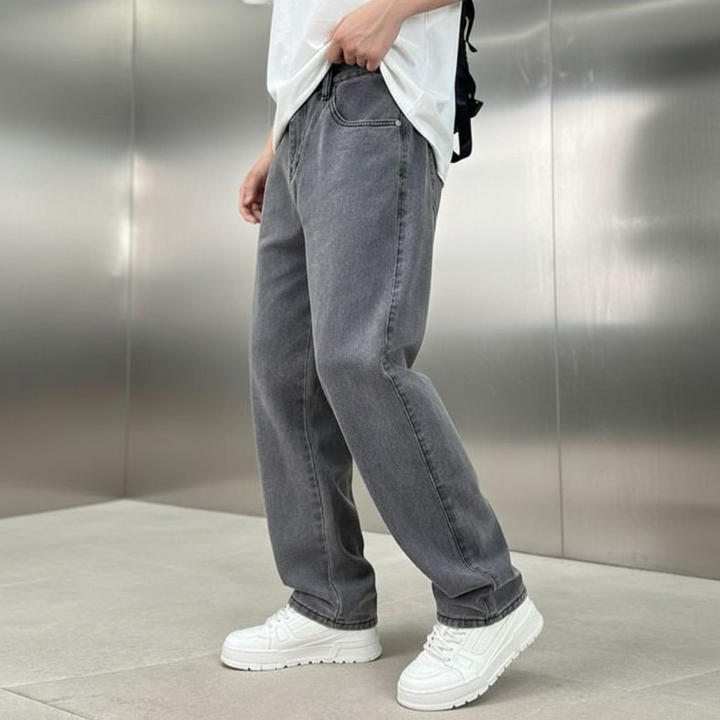 Jeraco | Stylische Straight Leg Jeans für Männer