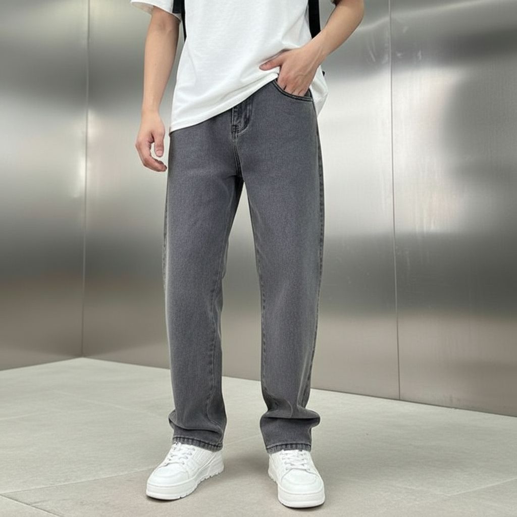 Jeraco | Stylische Straight Leg Jeans für Männer