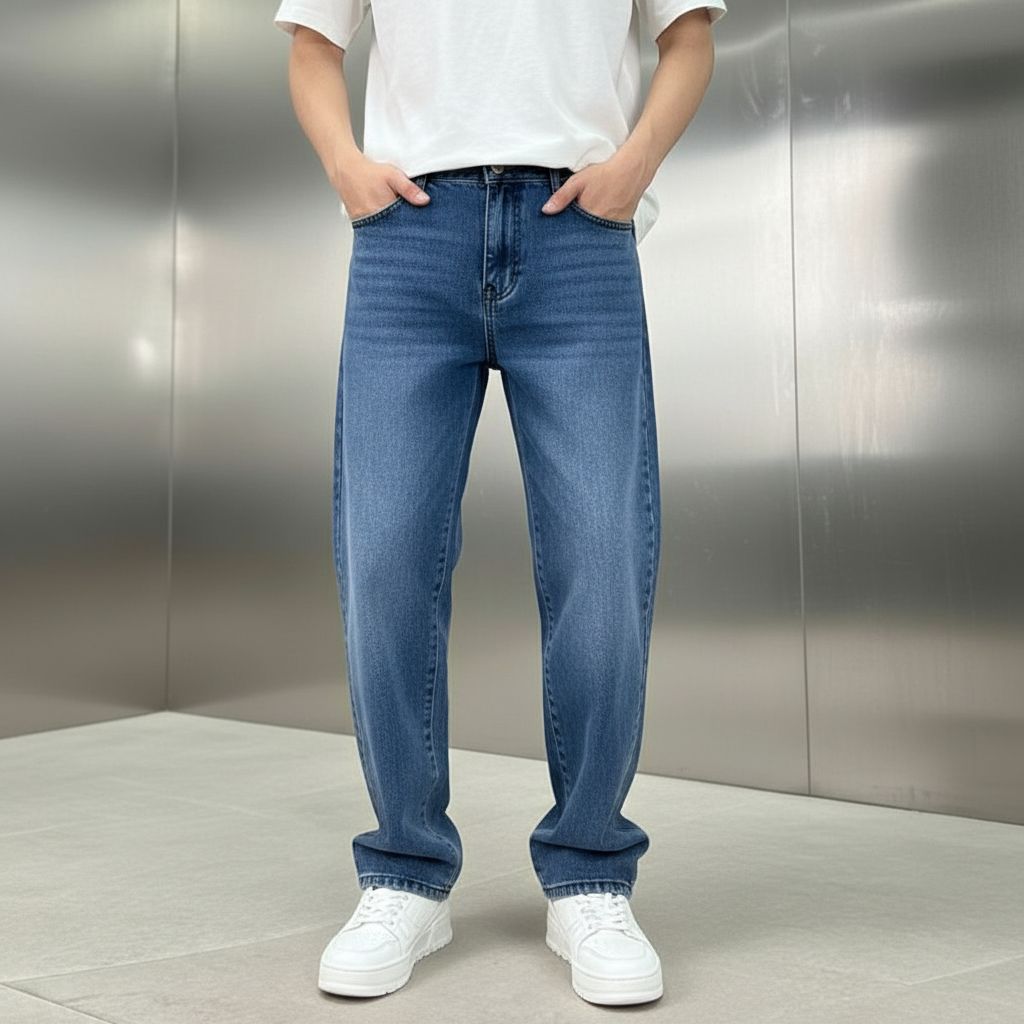 Jeraco | Stylische Straight Leg Jeans für Männer