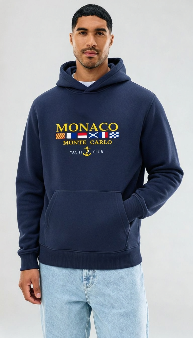 Yacht Club | Felpa con cappuccio oversize da uomo