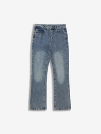 Jean évasé pour homme - Bleu clair