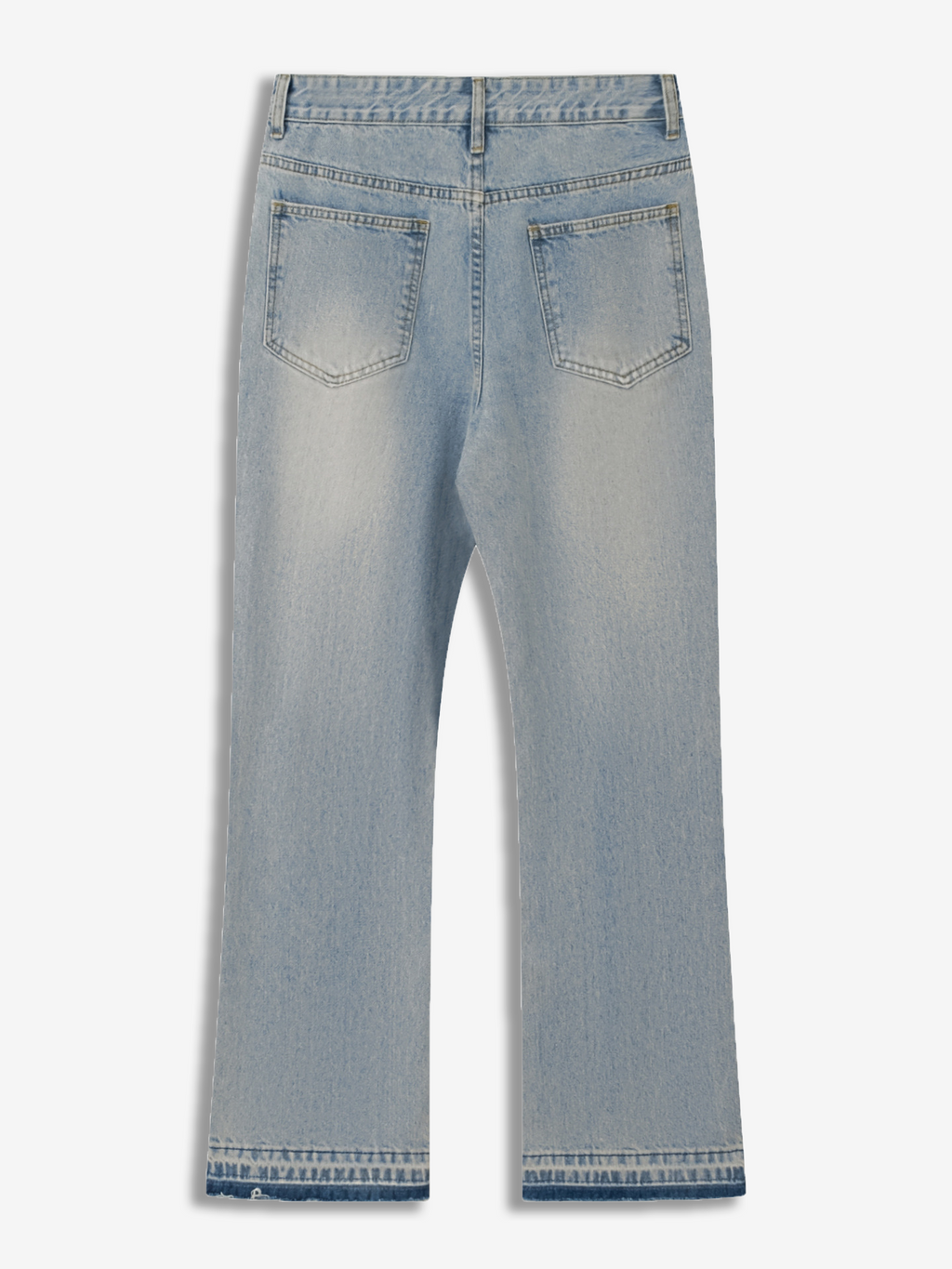 Jean évasé pour homme - Bleu clair
