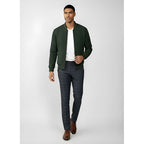 Heren-Trui met halflange ritssluiting - Zachte katoenmix Warme trui