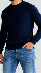 The Milano - Strickpullover für Herren , Klassischer taillierter Look