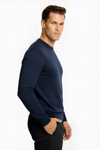 The Milano - Strickpullover für Herren , Klassischer taillierter Look
