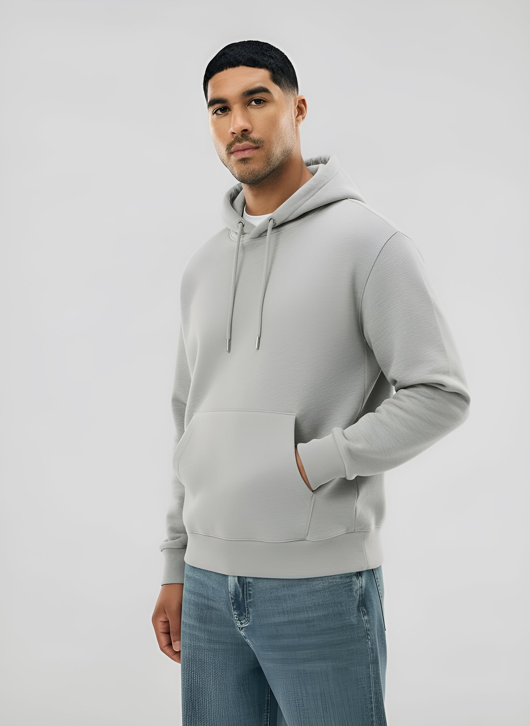 Sudadera con capucha para hombre - Impresión de eslogan "Need Money for Porsche", corte clásico con bolsillo canguro y capucha