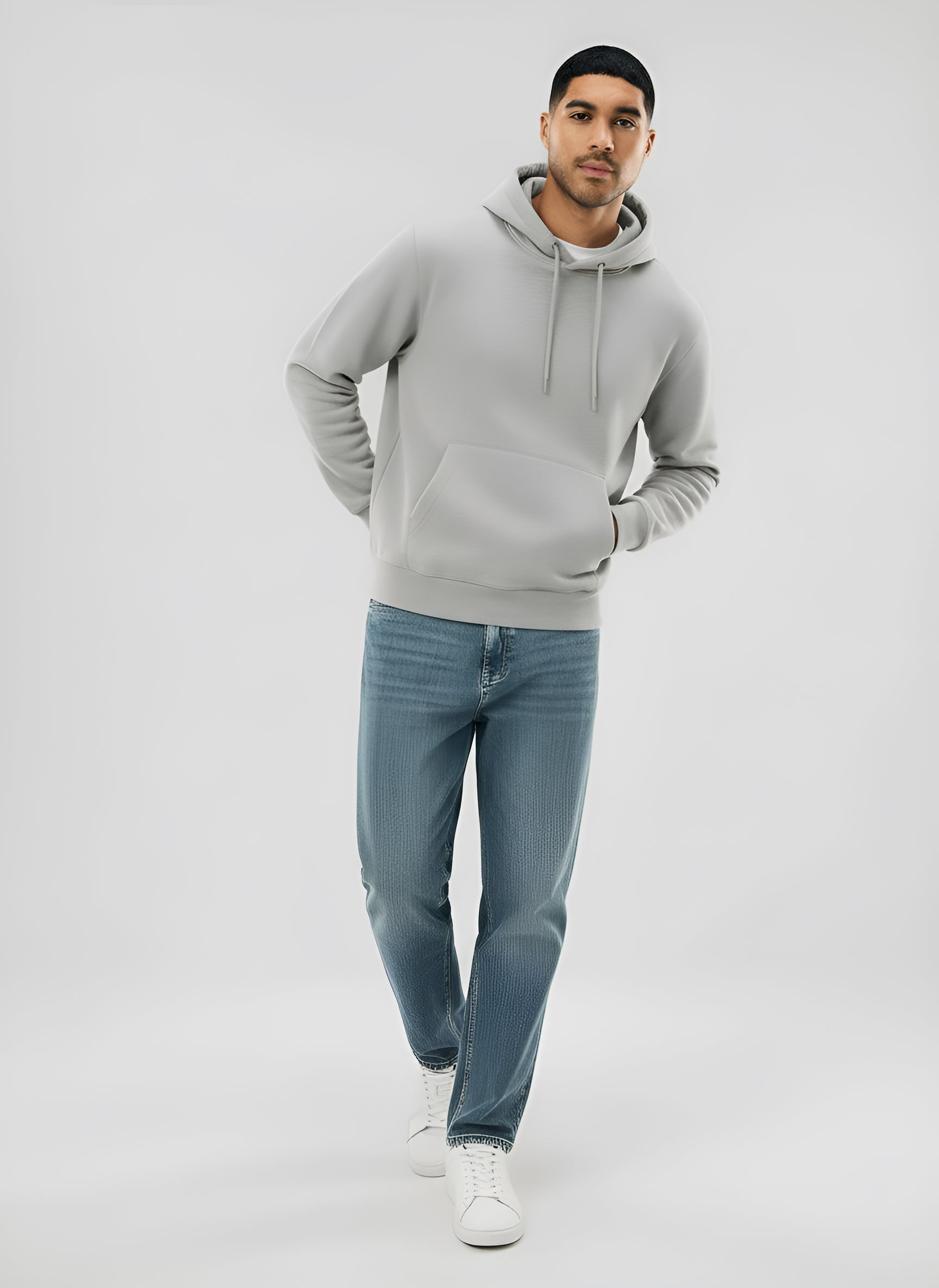 Sudadera con capucha para hombre - Impresión de eslogan "Need Money for Porsche", corte clásico con bolsillo canguro y capucha