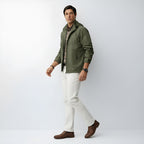 Giacca leggera con cappuccio da uomo - Giacca a vento con zip per abbigliamento casual e all'aperto