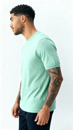 Paris - T-shirt da uomo in maglia, misto lana.