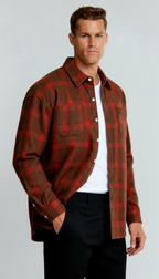 Geruit herenoverhemd - Klassiek ruitpatroon, comfortabele pasvorm en veelzijdige stijl