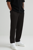 Pantalon à plis - Noir