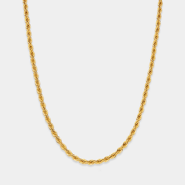 5MM ROPE CHAIN - GOLD UK